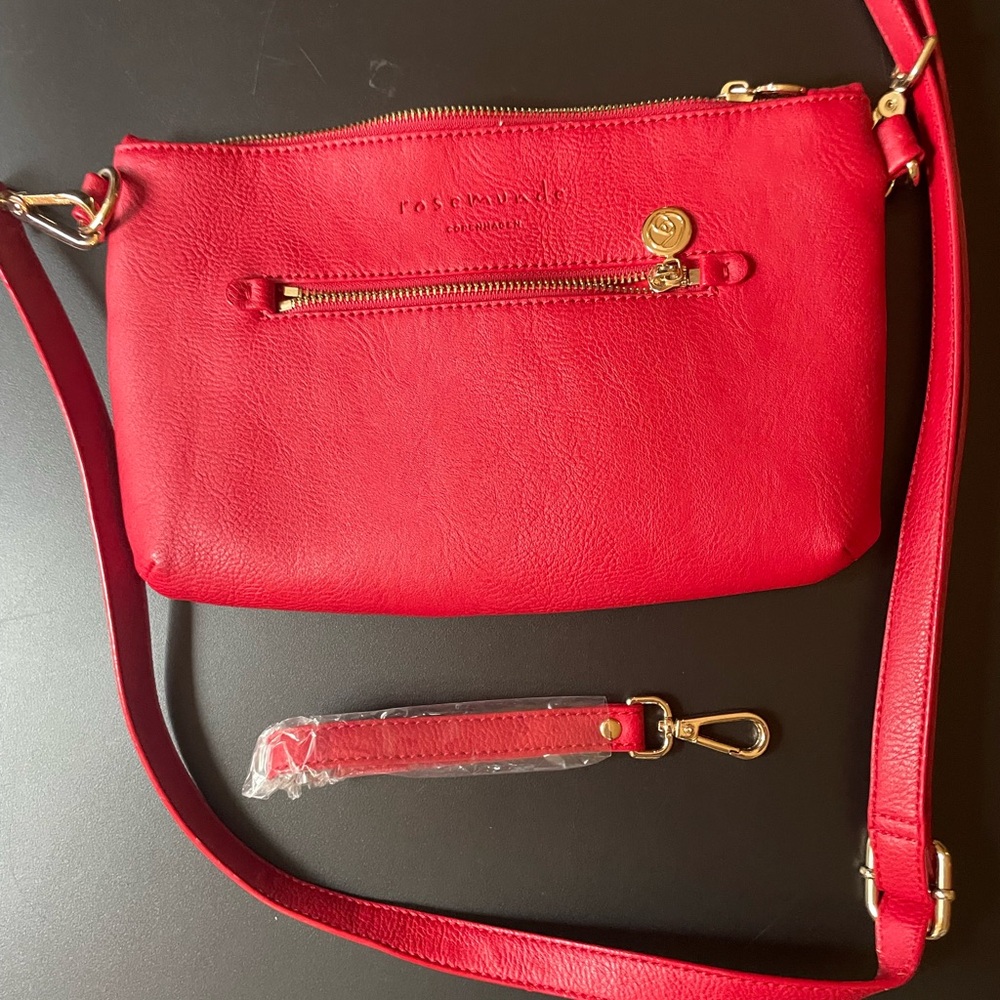Rosemunde Cherry Red Crossbody Bag
